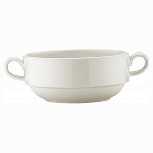 Бульонница 350 мл. с ручками d=120 мм. Белый 2 Чойс, форма Банкет Bonna /1/12/720/