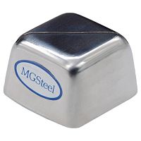 Держатель для ценников и табличек 5*5 см. h=3,2 см. нерж. MGsteel /1/384/