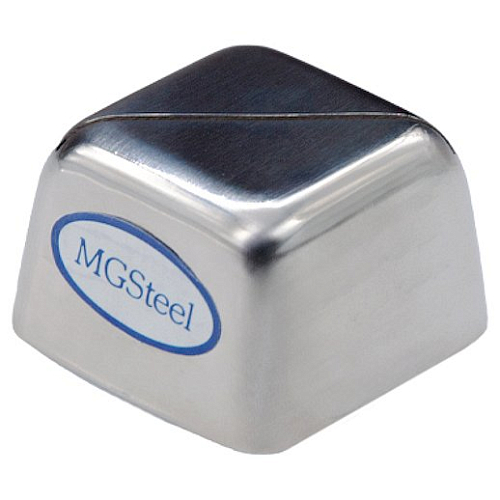 Держатель для ценников и табличек 5*5 см. h=3,2 см. нерж. MGsteel /1/384/