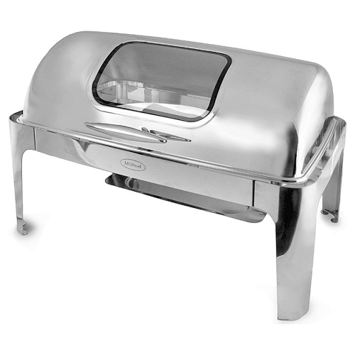 Чафиндиш (мармит) 9 л. 1/1 со стеклянной крышкой MGsteel /1/