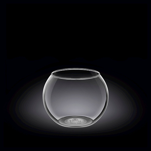 Ваза для цветов d=100 мм. h=80 мм. Термостекло Wilmax /1/48/