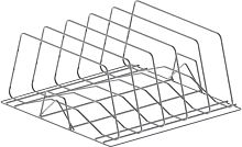 Кассета для подносов SMEG WB50T03 сетка с рильсановым покрытием