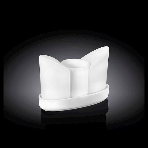 Набор для специй 3 пр. на подставке Wilmax (996117) /1/36/