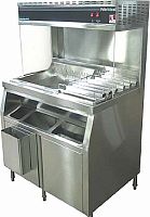 Станция хранения и фасовки картофеля фри FABRISTEEL FSS-FL с подогревом, 1010мм.