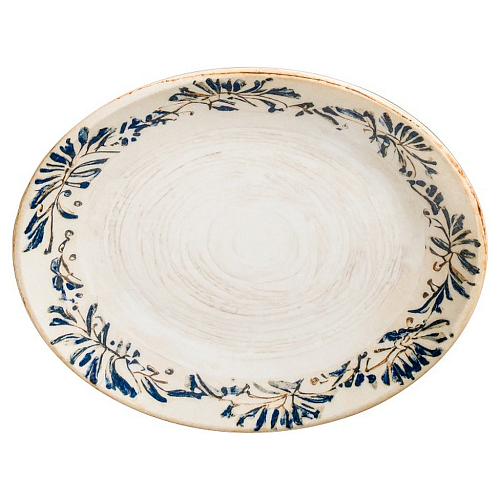 Блюдо овальное 250*190 мм. Грэндма, форма Мув Bonna /1/12/756/ ОСЕНЬ