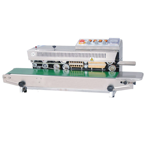 Роликовый конвейерный запайщик горизонтальный Hualian Machinery FRBM-810I