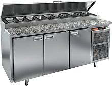 Стол охлаждаемый для пиццы с каменной столешницей HICOLD PZ1-111GN