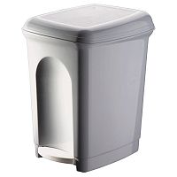 Ведро педальное 7 л. пласт. цвет в ассорт. Рс /1/4/