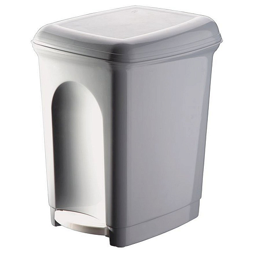 Ведро педальное 7 л. пласт. цвет в ассорт. Рс /1/4/