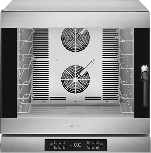 Конвектомат SMEG ALFA 625 E1HDS электрический 6 ур. 60*40 см или GN1/1, с увлажнением, 100 программ, электронная панель, с регулировкой скорости