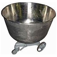 Дежа из нержавеющей стали с тележкой ПЕНЗМАШ для ТММ-140