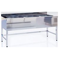 Ванна моечная CRYSPI ВМП Ш 3 (L=1500, S=600, H=850-870, G=300, 400х400)