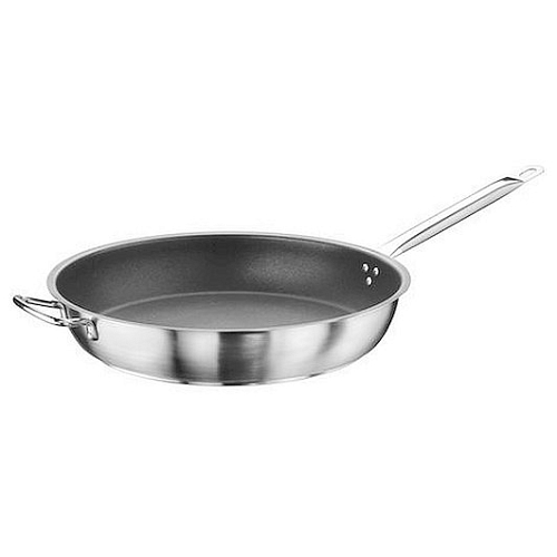 Сковорода d=34 см. h=7 см. нерж. с антиприг. покрыт. с доп. ручкой (индукция) Pinti /1/