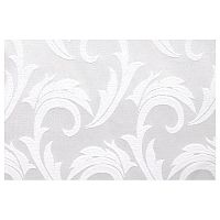 Скатерть 145*250 см. белая перья /3/