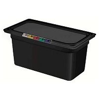 Гастроемкость 1/3 h=150 п/п черная Рс /1/12/