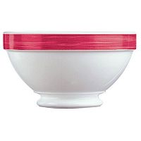 Салатник d=132 мм. 510 мл. вишневый край Браш /6/