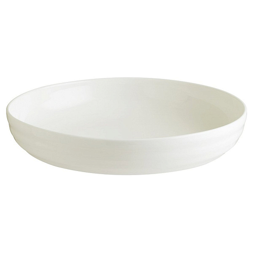 Тарелка d=220 мм. глубокая 1070 мл. h=45 мм. с бортом Белый, форма Потт 2 Чойс Bonna /1/6/