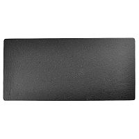 Блюдо для подачи прямоугольное 30*14 см. h=0,7 см. черное, сланец MGprof /1/20/