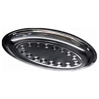 Блюдо овальное нерж. 28,5*17 см. /1/72/