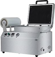 Ручной вакуумный пищевой скин-упаковщик Hualian Machinery HLV-300VST (глубина лотка 55 мм,2 лотка) PREMIUM