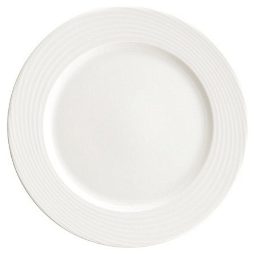 Тарелка d=210 мм. Белый, форма Луп узкая полоска /1/12/