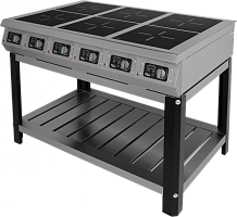 Плита 6-ти конфорочная индукционная Grill Master Ф6ИП/800 (на подставке), арт. 60010