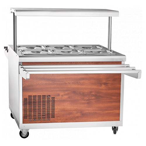 Прилавок холодильный Abat ПВВ(Н)-70ПМ-НШ