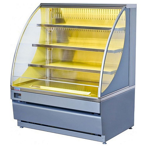 Витрина-горка кондитерская ЭлКа Вена 1.25 без ночной шторки