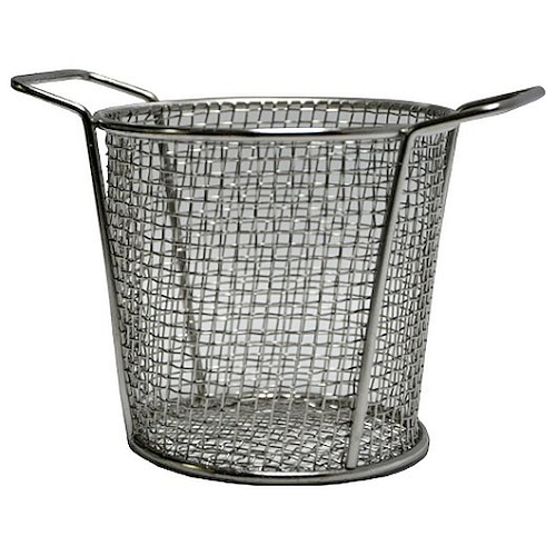 Корзинка для картофеля фри круг. 9,5*9*8 см. нерж. MGSteel /1/72/