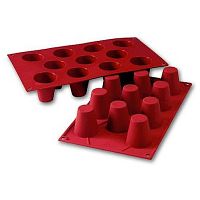 Форма силиконовая для заморозки и выпечки "Сред.кулич" 11 порц. d=45 h=48 мм. /1/