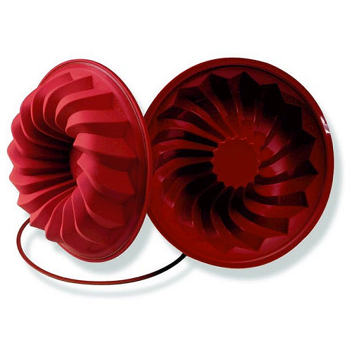 Форма силиконовая для заморозки и выпечки "Пирог-саварин" d=240 h=60 мм. /1/