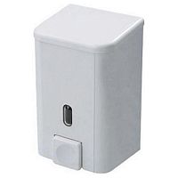 Дозатор для жидкого мыла 0,5 л белый пласт. /1/