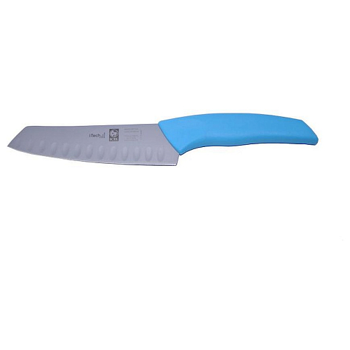Нож шеф японский 140/260 мм. голубой I-TECH Icel /1/12/