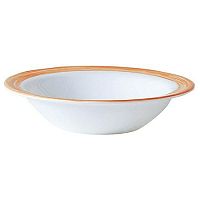 Салатник d=120 мм. 110 мл. оранж. край Браш /6/