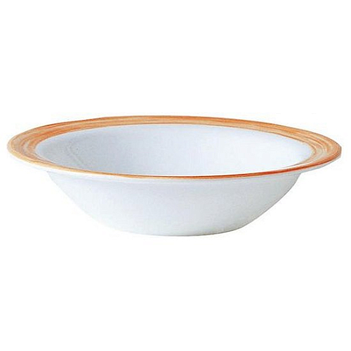 Салатник d=120 мм. 110 мл. оранж. край Браш /6/