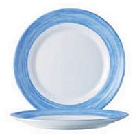 Тарелка d=254 мм. голубой край Браш /6/