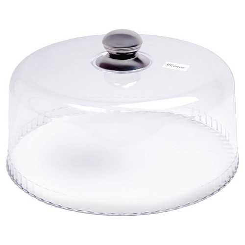 Крышка для торта d=30 см. h=13 см. п/п с ручкой нерж. MGprof /1/40/200/