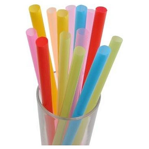 Трубочки коктейльные 1,0*21 см. 125 шт/уп. прямые цветные XL /1/24/