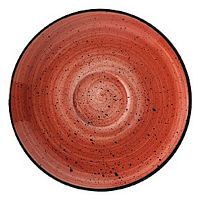Блюдце d=120 мм. Гурмэ красная, форма Гурмэ /1/6/