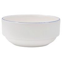 Салатник d=120 мм. 350 мл. h=53 мм. штабелируемый(тарелка подст.70714) Ретро синий край, форма Банкет /1/12/