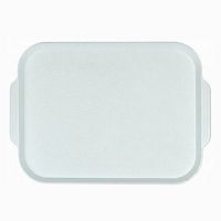 Поднос 45*35,5 см. белый АБС-пластик ОСОБО ПРОЧНЫЙ морозостойкий MG /1/10/
