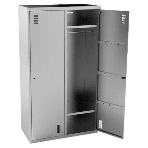 Шкаф для одежды 2-х секционный Кобор ШГ-100/50