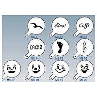 Декоратор для капучино и пирожных набор 10 шт. (KIT MS 2) /1/