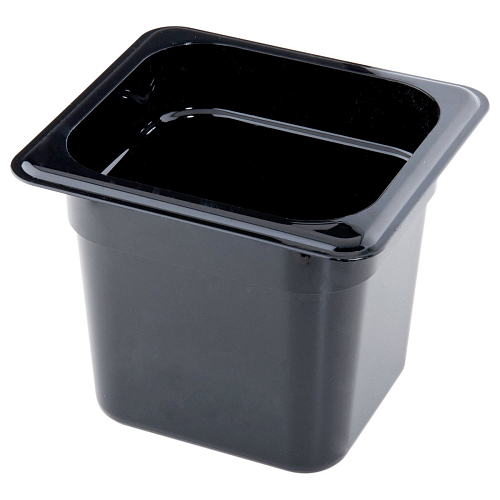 Гастроемкость 1/6 h=150 поликарб.черная Cambro (66CW 110) /1/