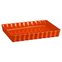 Форма для запекания 1900 мл. 340*240 мм. h=45 мм. оранжевая керам Emile Henry /1/3/