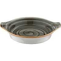 Блюдо овальное 170 мм. с ручками Спейс /1/12/