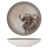 Тарелка d=250 мм. глубокая 1300 мл. h=50 мм. Саванна, форма Банкет /1/6/