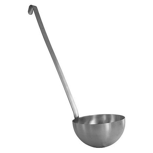 Половник 0,75 л. L ручки 43 см. d=14 см. нерж. /1/