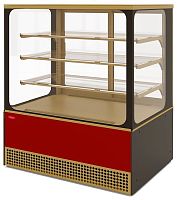 Витрина кондитерская Kayman KВК-1300М Квадро золото