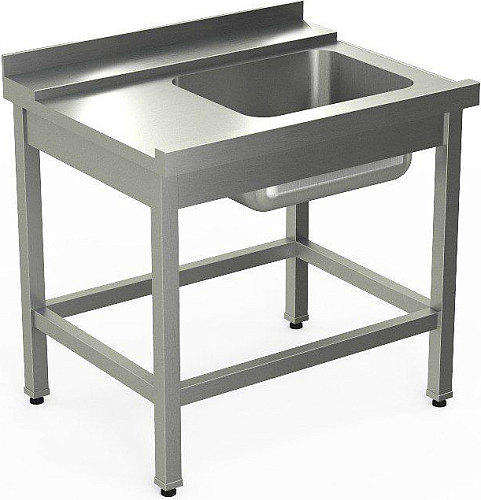 Стол для грязной посуды с направляющими KAYMAN для П/М TATRA СПМ-321/0907 левый